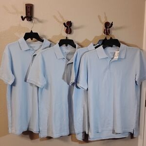 PLACE Light Blue Men's Polo Shirt